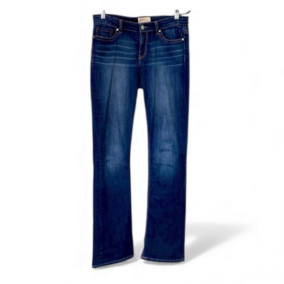 BKE Payton Bootcut BUCKLE Jeans Mid-Rise Dark Wash Stretch Denim 27x33 1/2 Long - Picture 3 of 16
